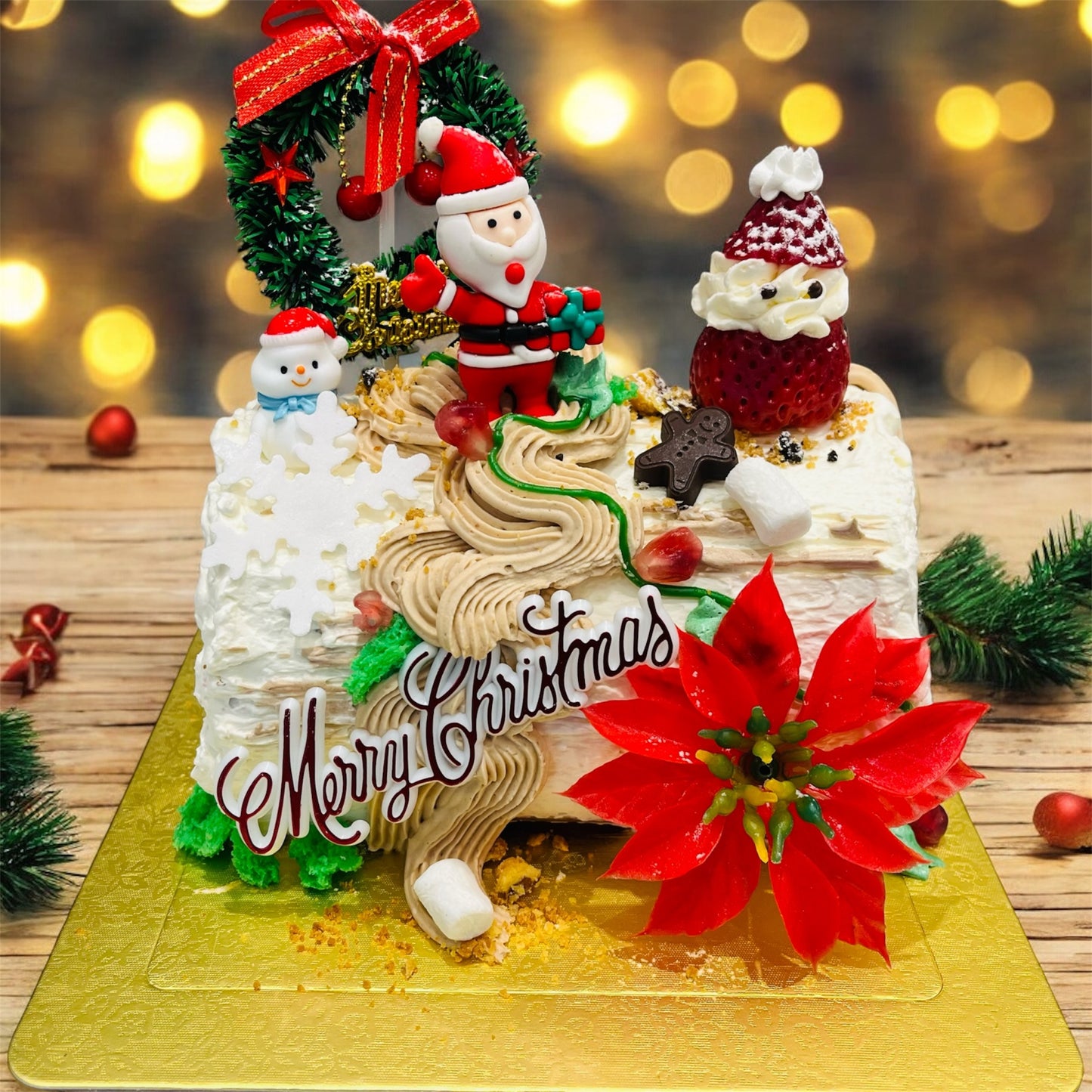 Christmas Log Cake
