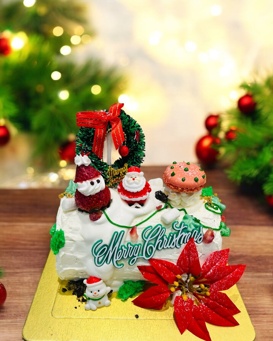 Christmas Log Cake