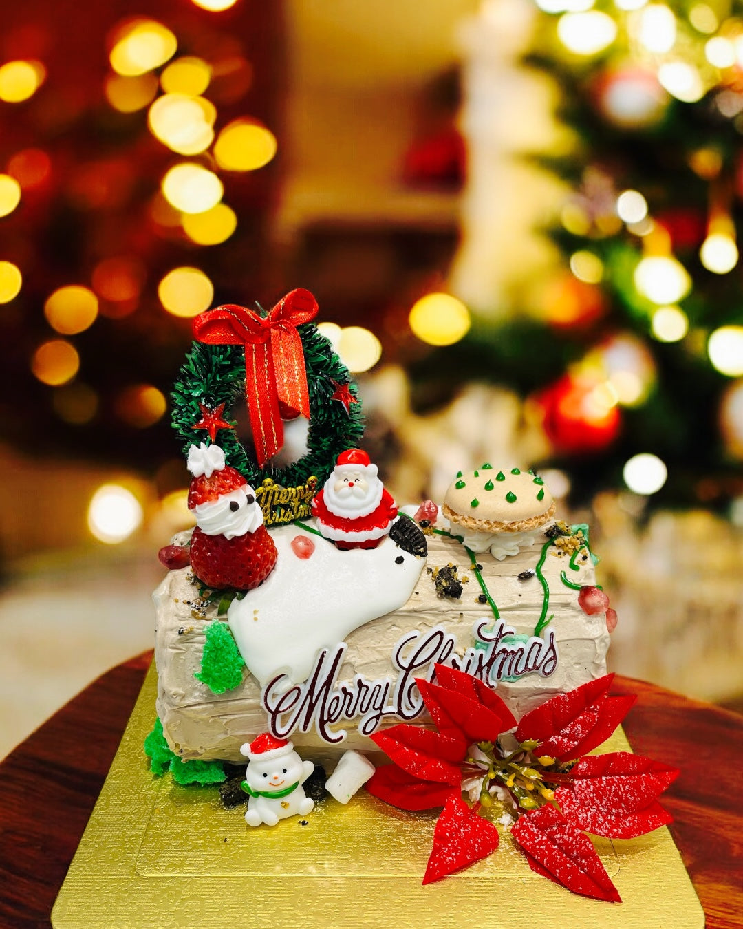 Christmas Log Cake